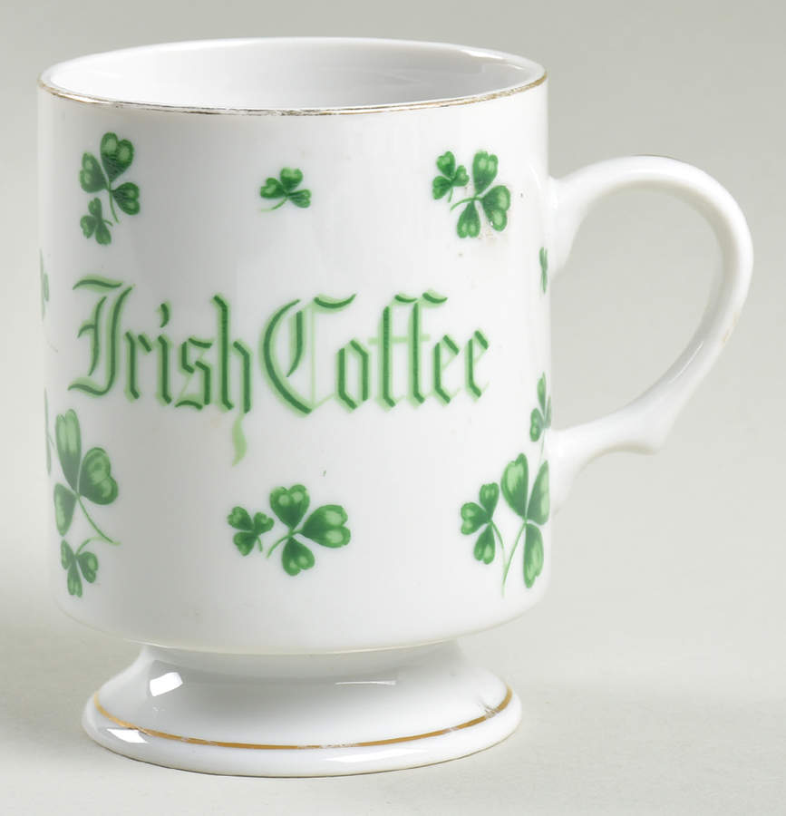 Shamrock St Patrick Irish Coffee Mug by Lefton-1