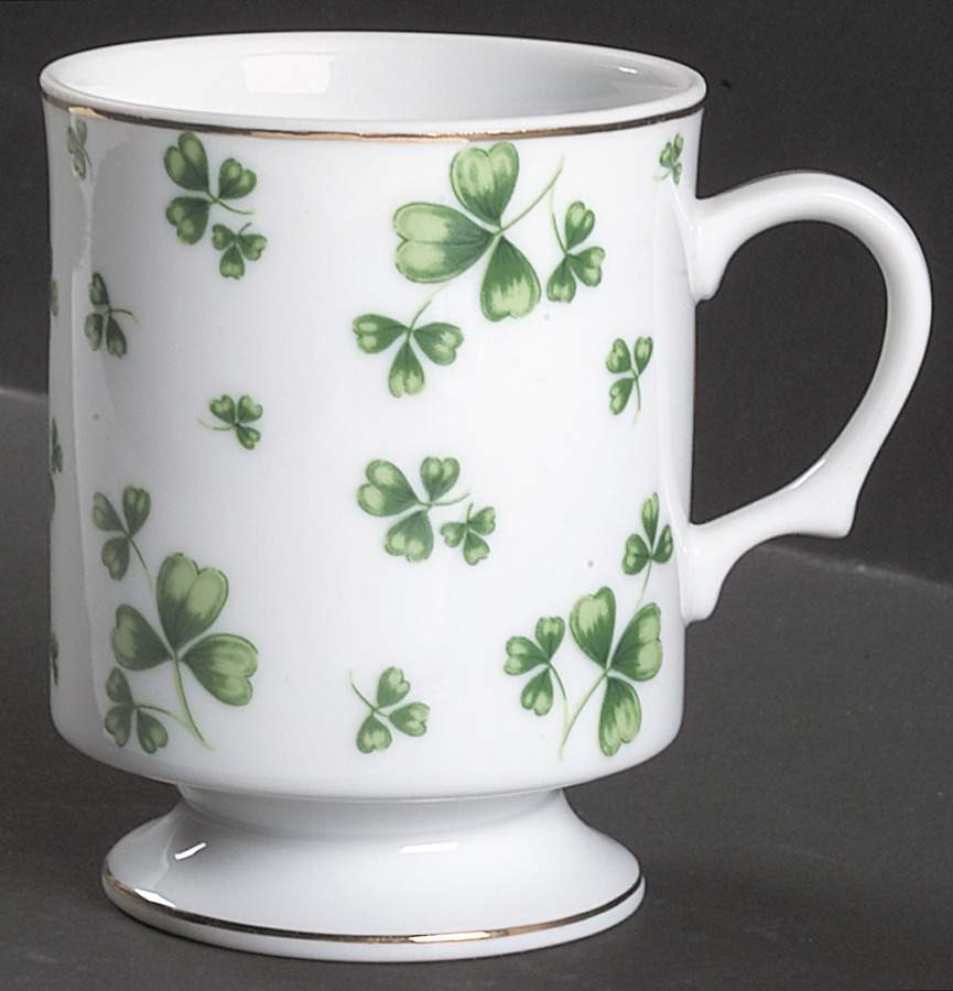 Shamrock St Patrick Irish Coffee Mug by Lefton-1