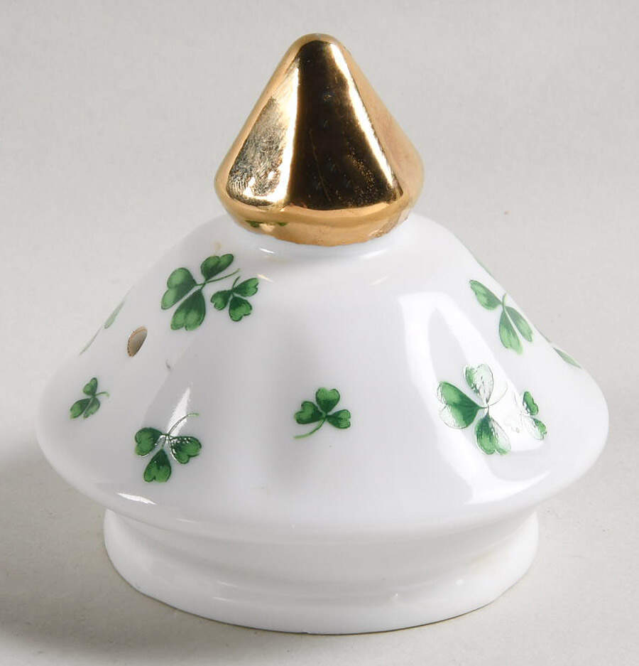 Shamrock St Patrick Lid for Teapot by Lefton-1