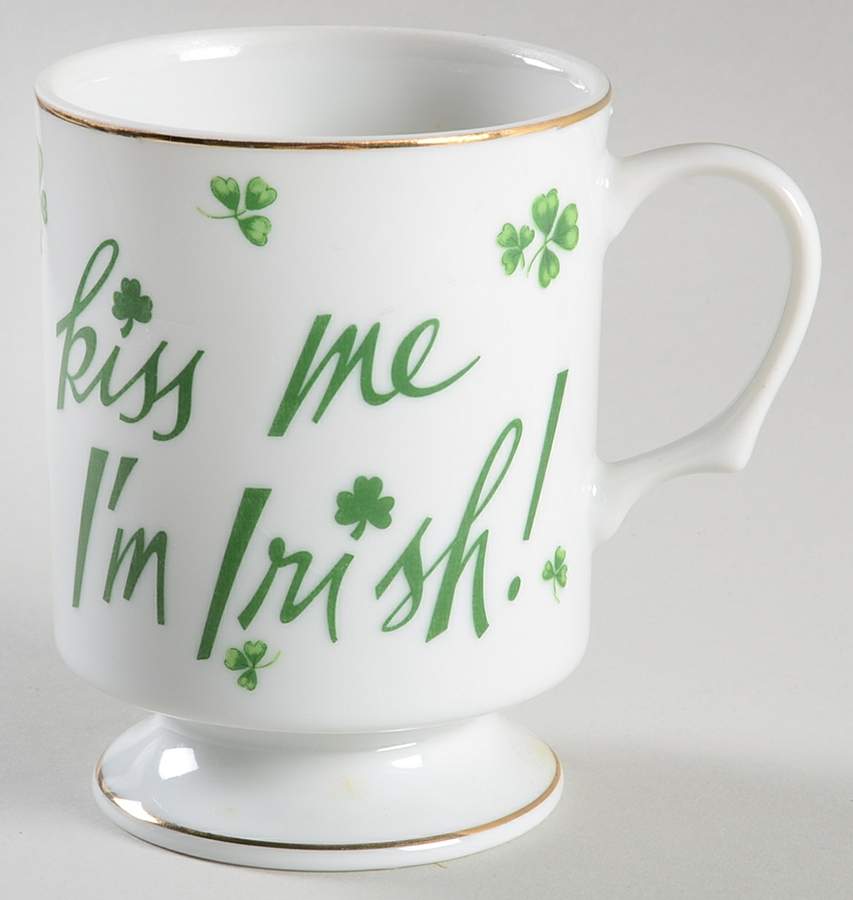 Shamrock St Patrick Irish Coffee Mug by Lefton-1