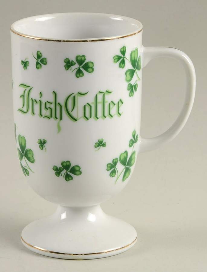 Shamrock St Patrick Irish Coffee Mug by Lefton-1