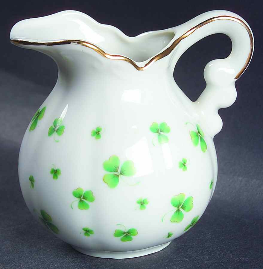 Shamrock St Patrick Creamer by Lefton-1