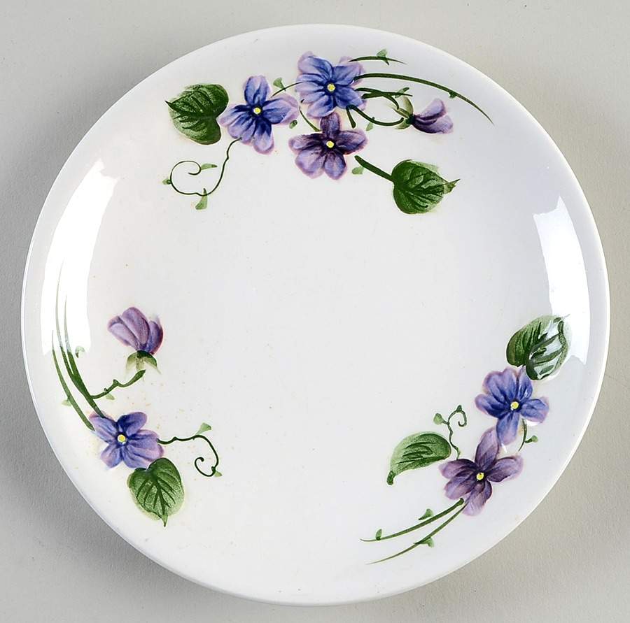 Sweet Violets Bread & Butter Plate by Lefton-1