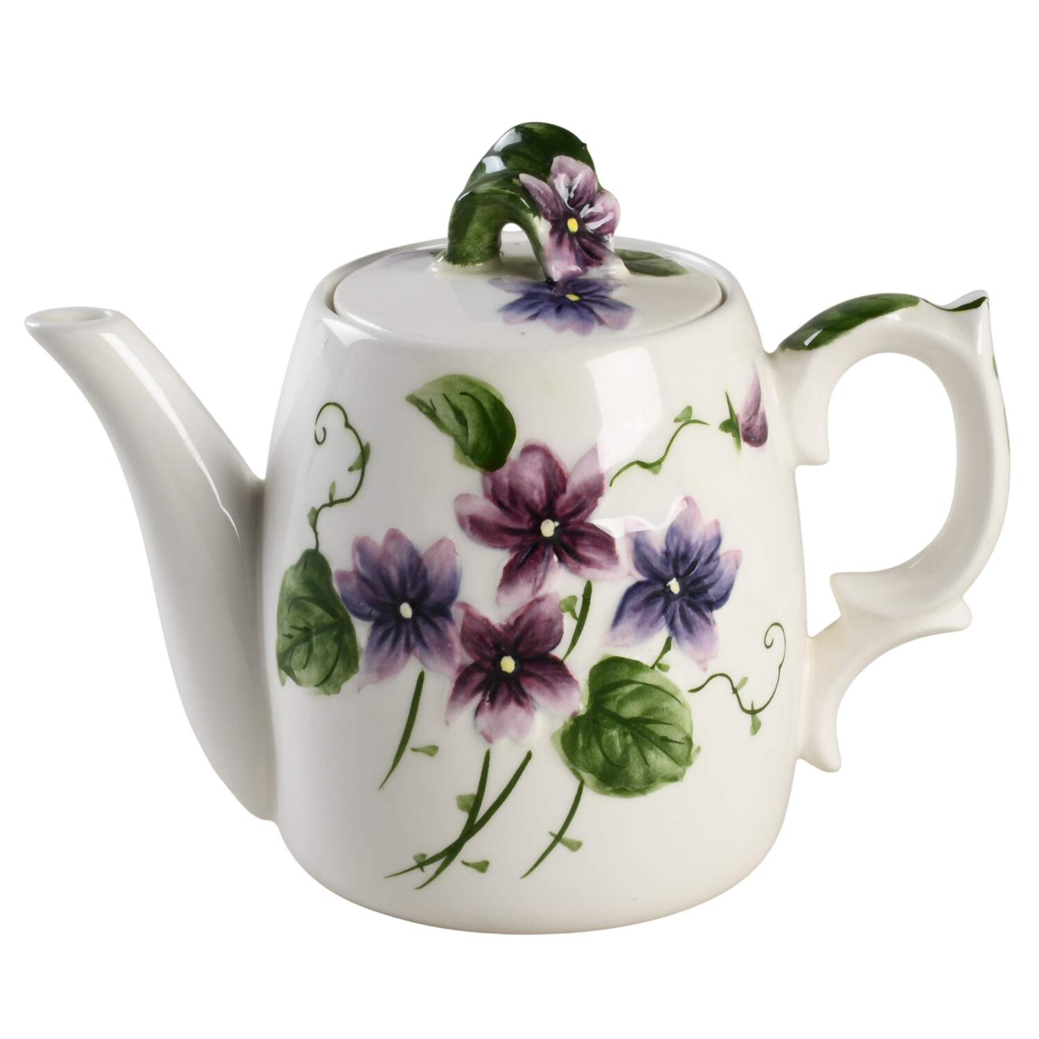 Sweet Violets Teapot & Lid by Lefton-1
