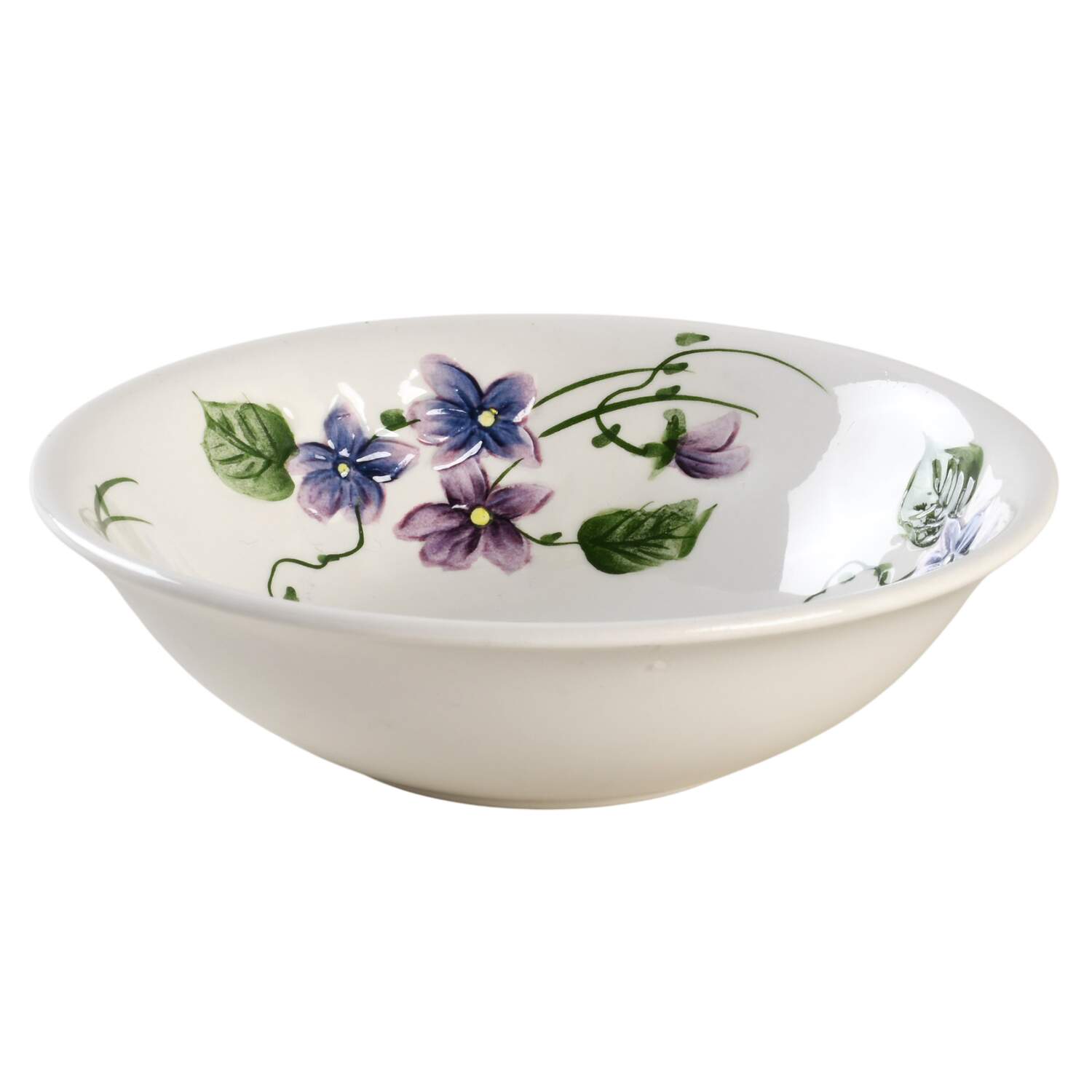 Sweet Violets Coupe Cereal Bowl by Lefton-1