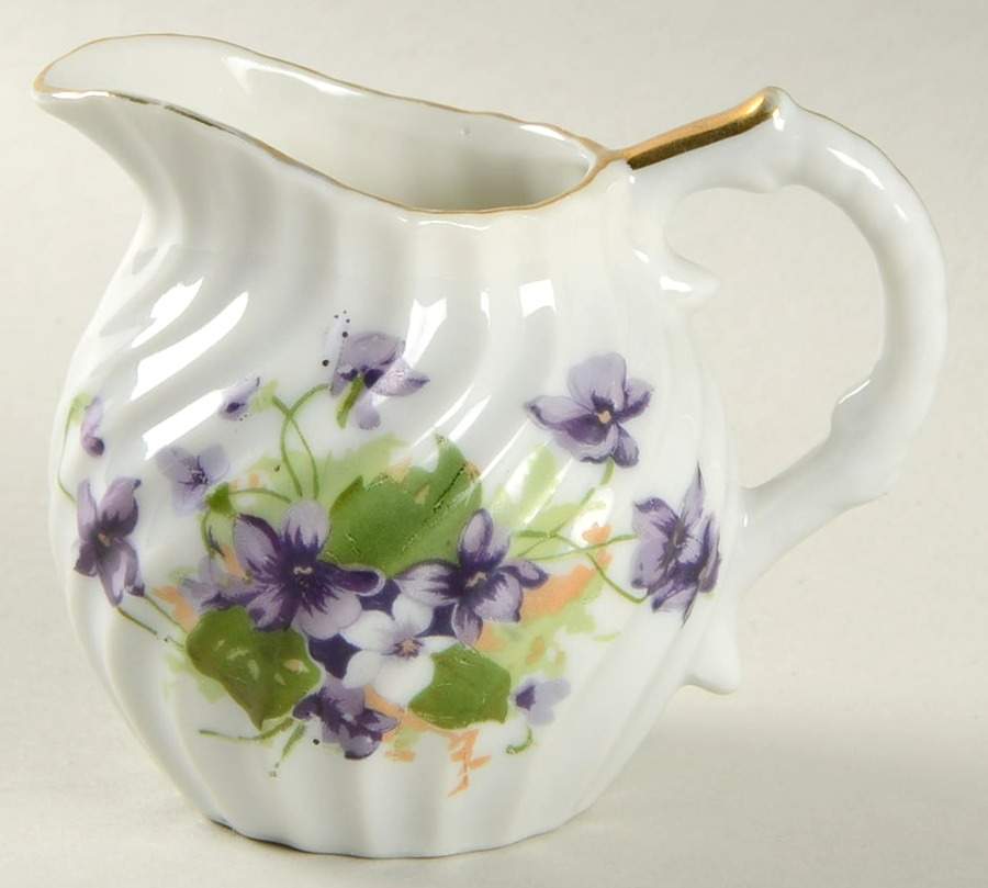 Sweet Violets Mini Creamer by Lefton-1