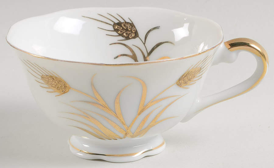 Wheat Footed Cup by Lefton-1