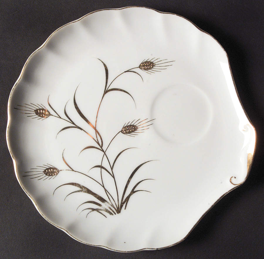 Wheat Snack Plate by Lefton-1