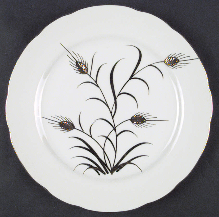Wheat Luncheon Plate by Lefton-1