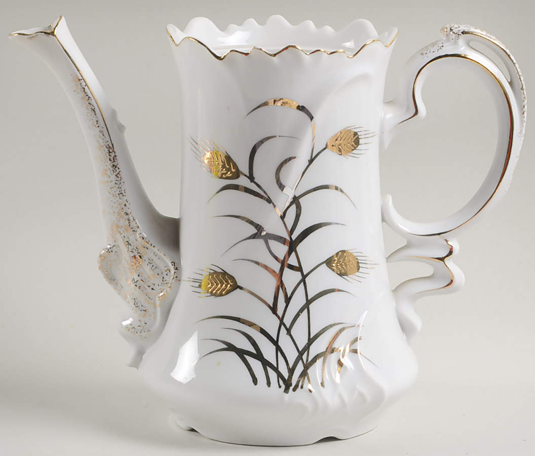 Wheat Coffee Pot No Lid by Lefton-1