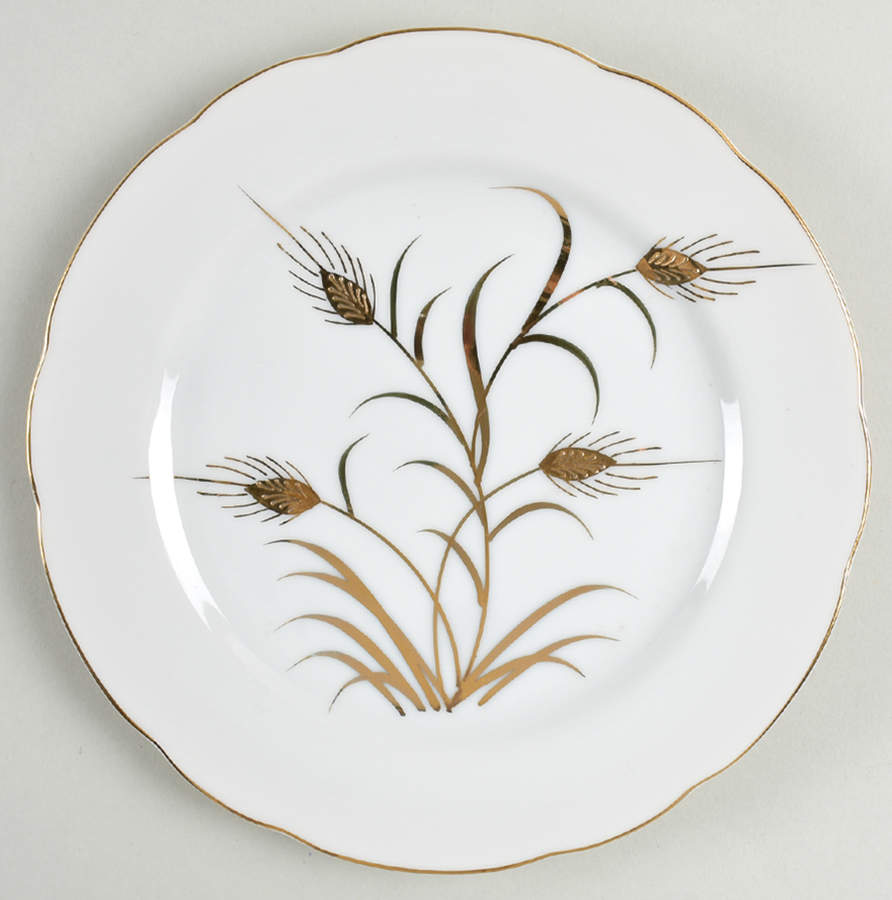 Wheat Salad Plate by Lefton-1