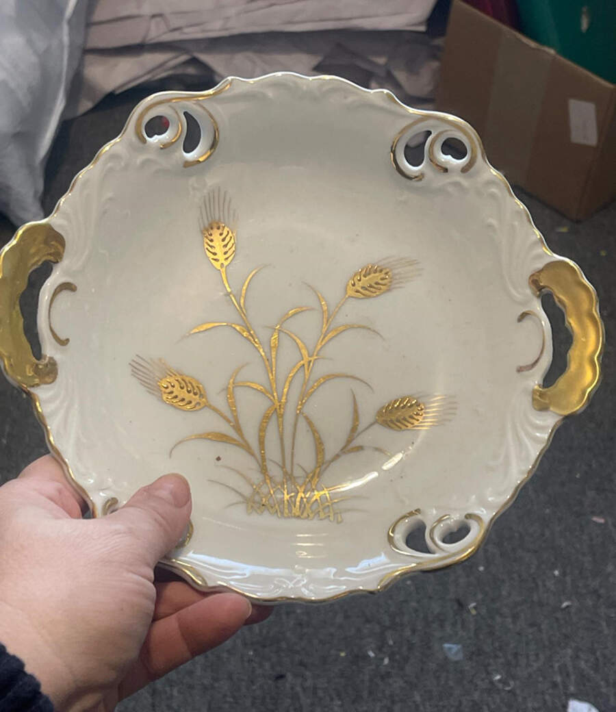 Wheat 8" Bon Bon by Lefton-1