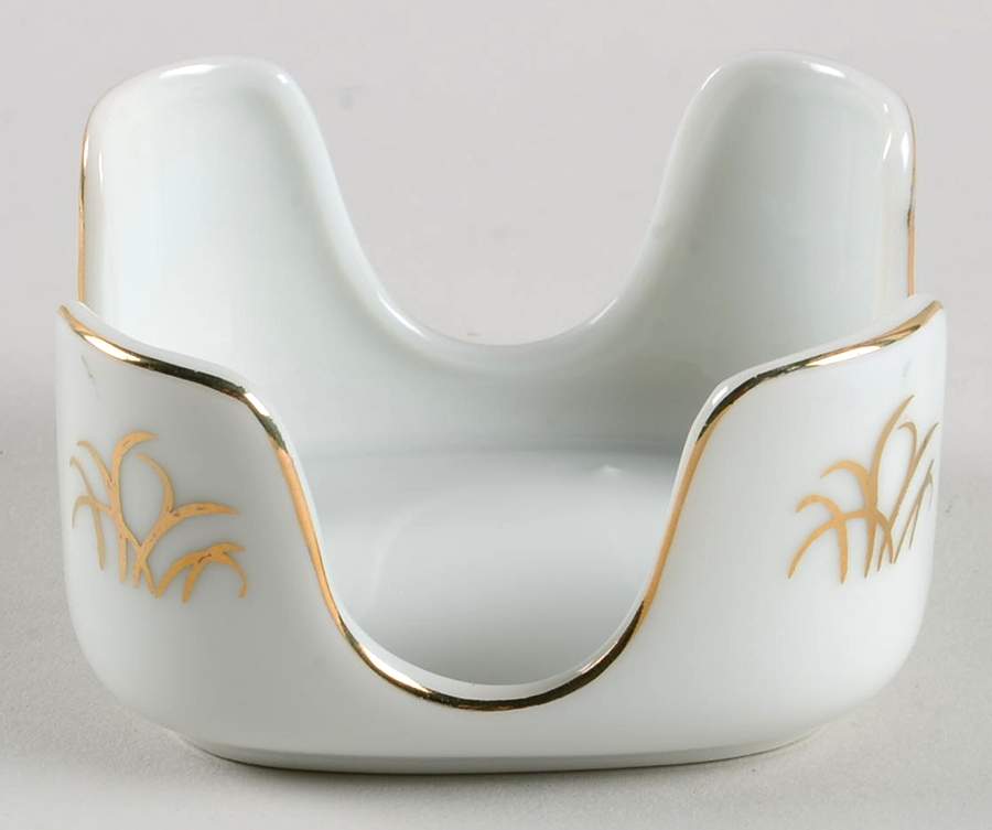 Wheat Ashtray Set with Holder, Holder Only by Lefton-1