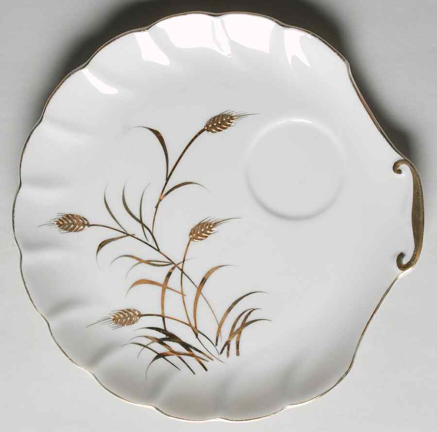 Wheat Snack Plate by Lefton-1