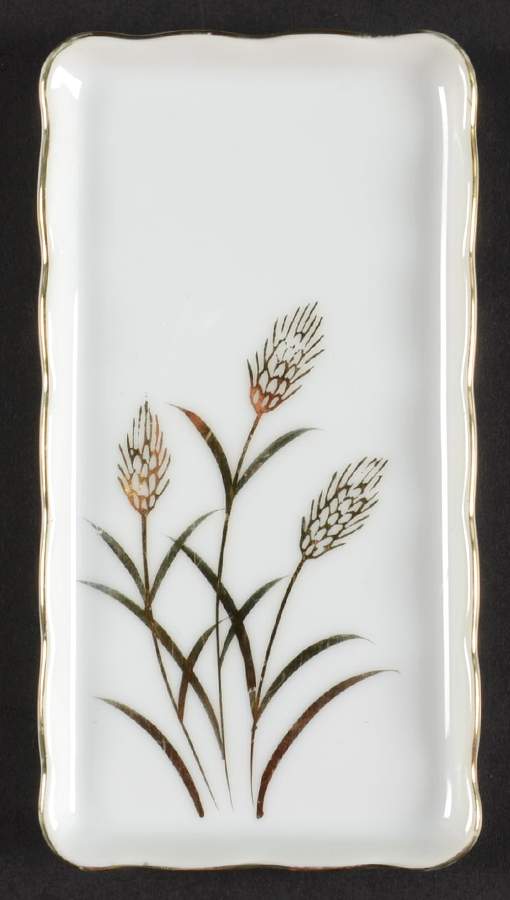 Wheat 6" Rectangular Tray by Lefton-1