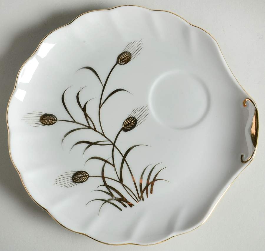 Wheat Snack Plate by Lefton-1