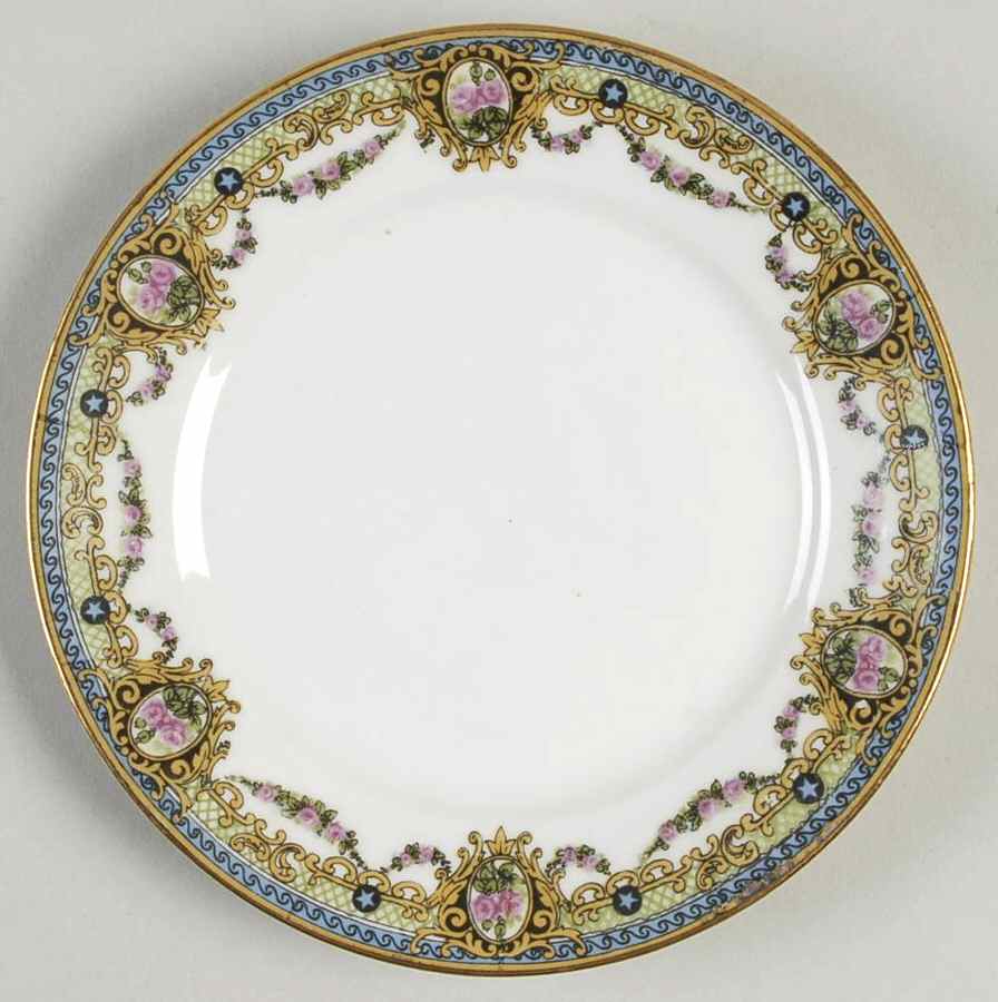 Amourette Bread & Butter Plate by F Legrand & Cie-1