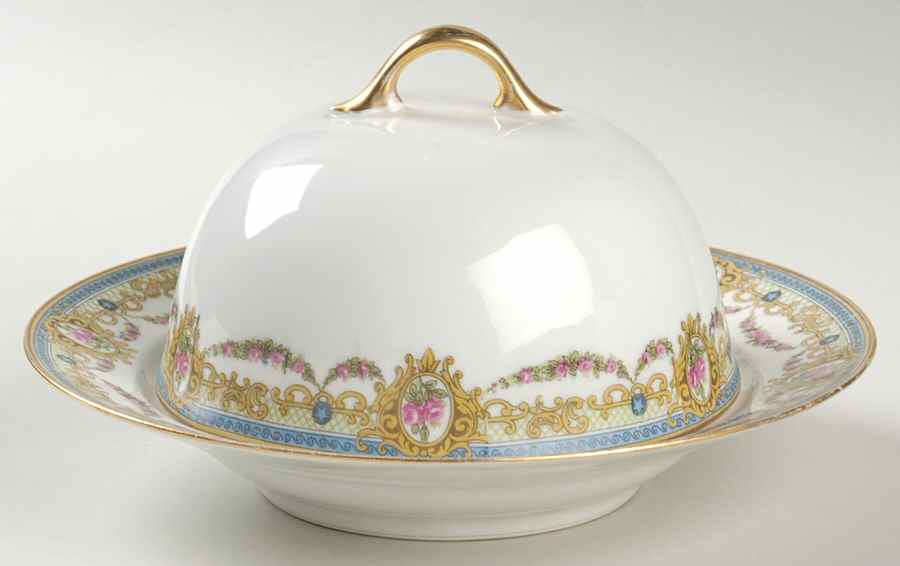Amourette Round Covered Butter by F Legrand & Cie-1