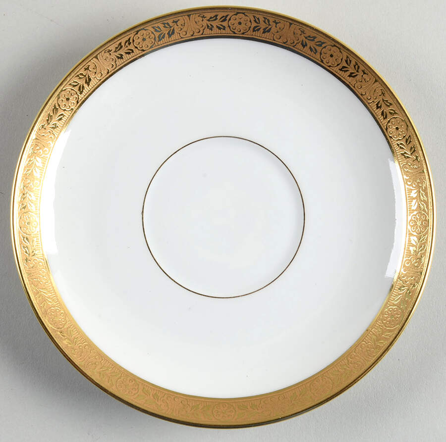Bourbon Saucer for Bouillon Cup by F Legrand & Cie-1
