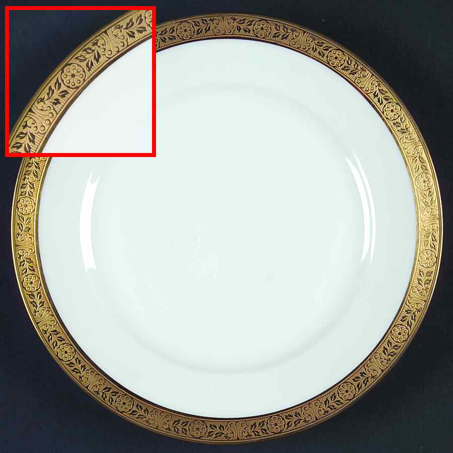 Bourbon Salad Plate by F Legrand & Cie-1