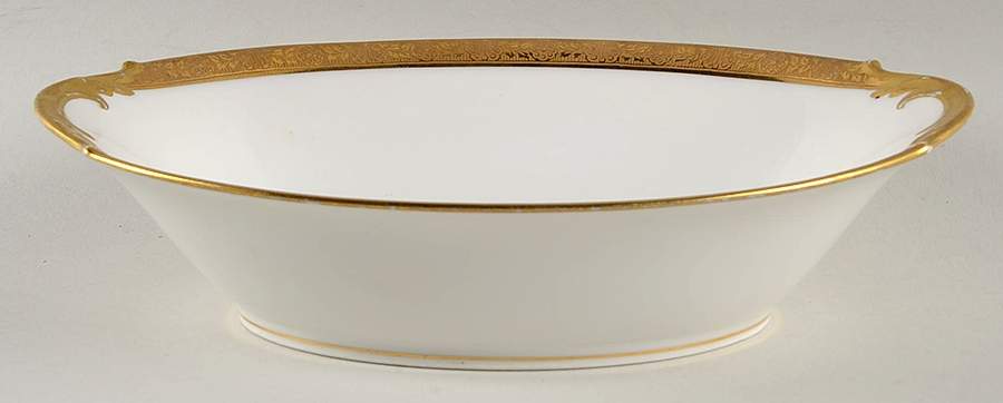 Bourbon 9" Oval Vegetable Bowl by F Legrand & Cie-1