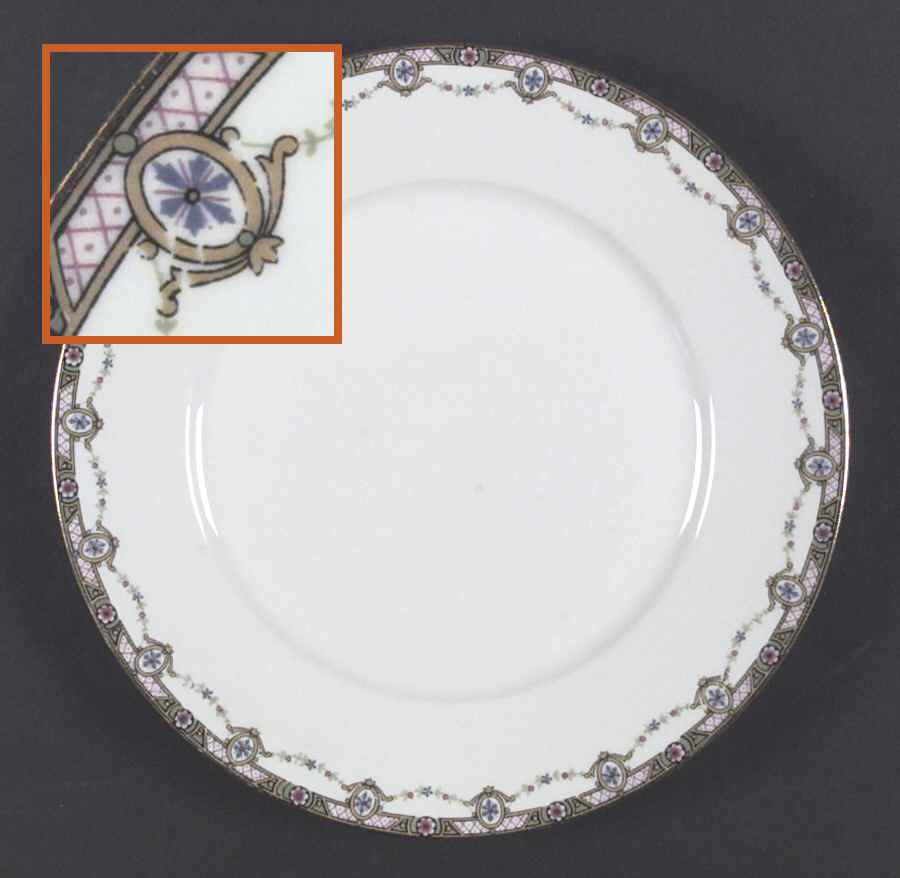 Clairette Dinner Plate by F Legrand & Cie-1