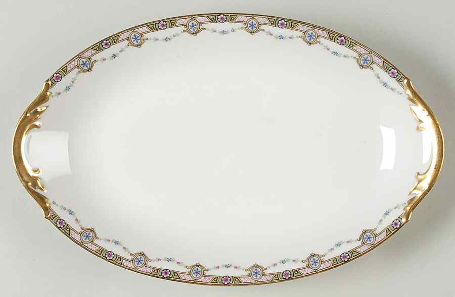Clairette 11" Oval Serving Platter by F Legrand & Cie-1