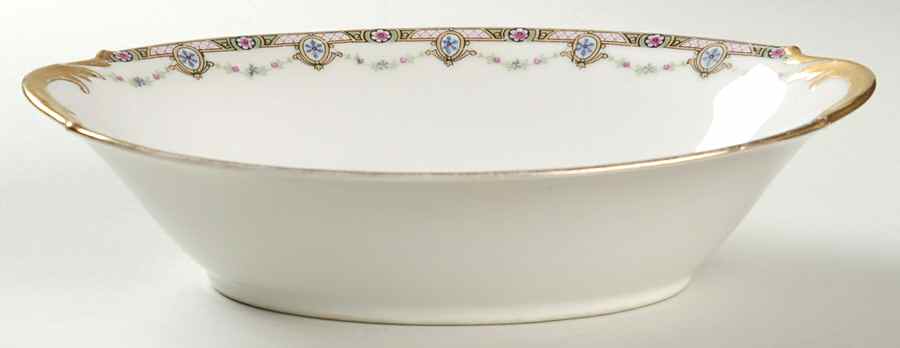 Clairette 9" Oval Vegetable Bowl by F Legrand & Cie-1