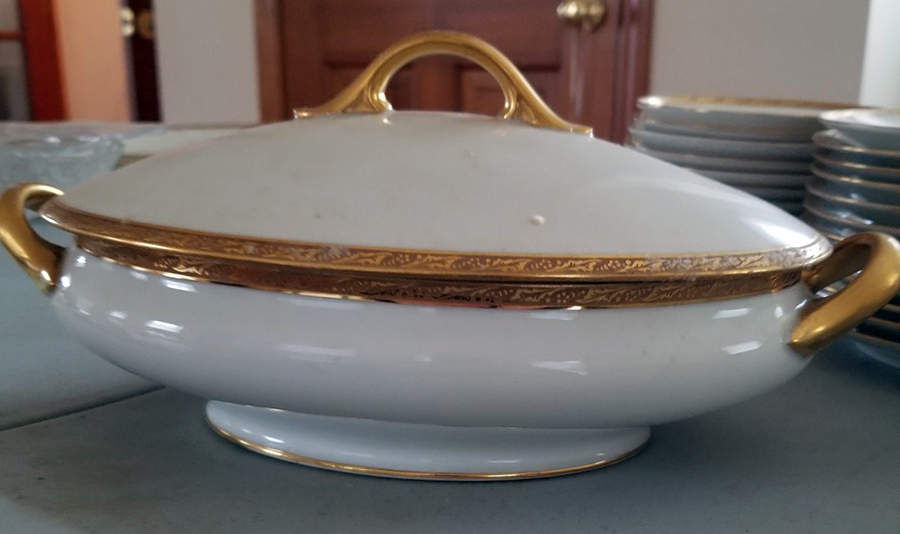 Elysee Oval Covered Vegetable by F Legrand & Cie-1