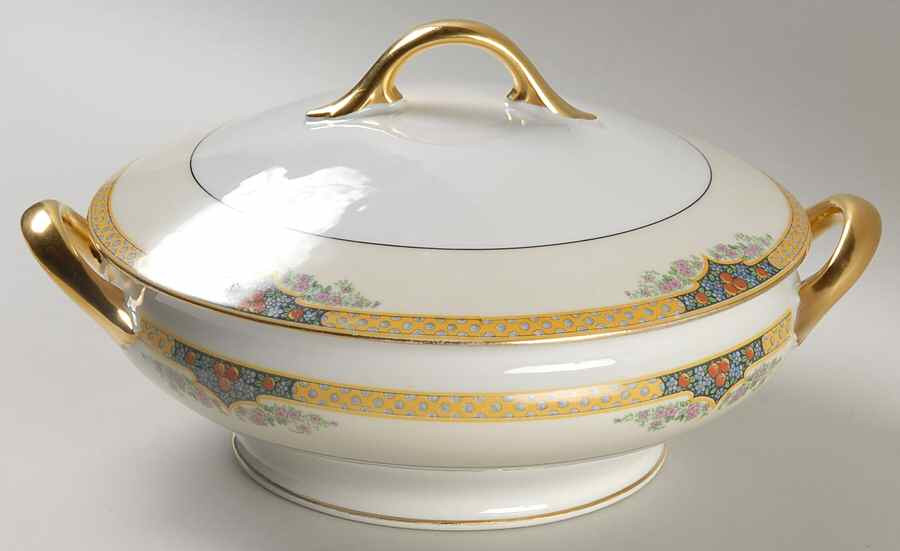 Engadine Round Covered Vegetable by F Legrand & Cie-1