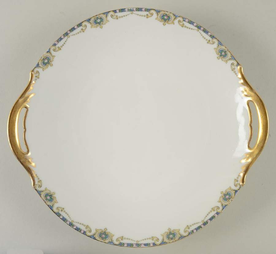 Grisette Handled Cake Plate by F Legrand & Cie-1