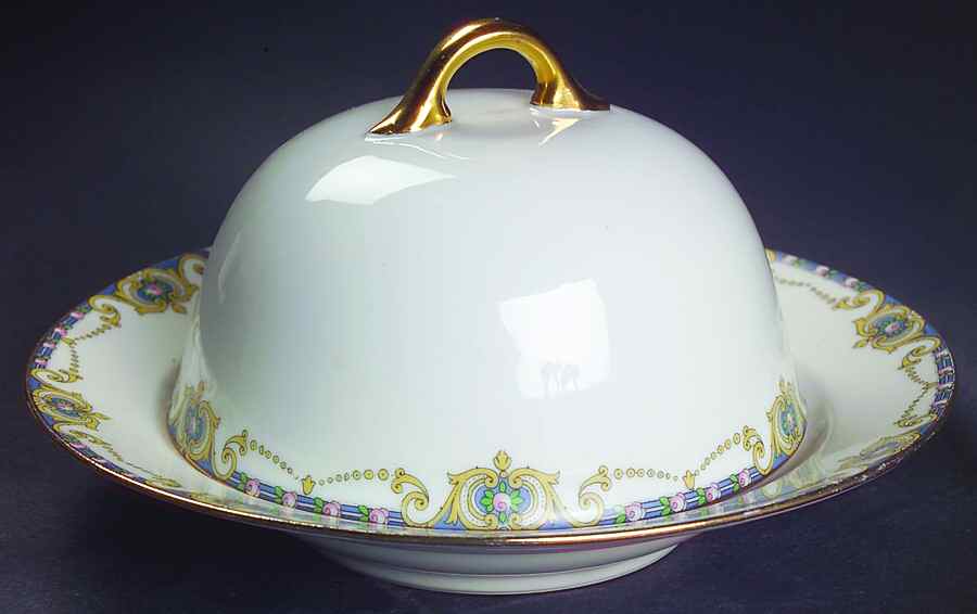 Grisette Round Covered Butter by F Legrand & Cie-1