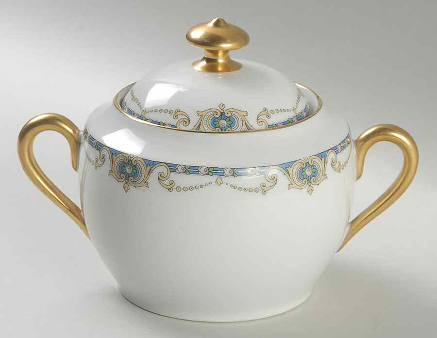 Grisette Sugar Bowl & Lid by F Legrand & Cie-1
