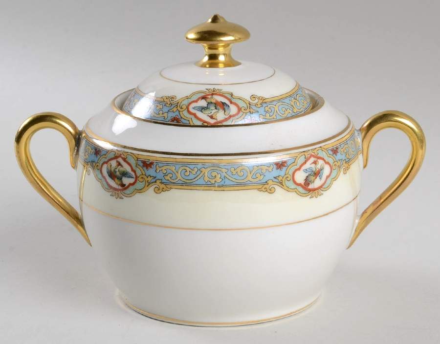 Riviere Sugar Bowl & Lid by F Legrand & Cie-1