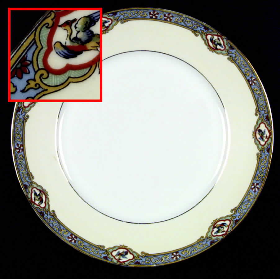 Riviere Dinner Plate by F Legrand & Cie-1