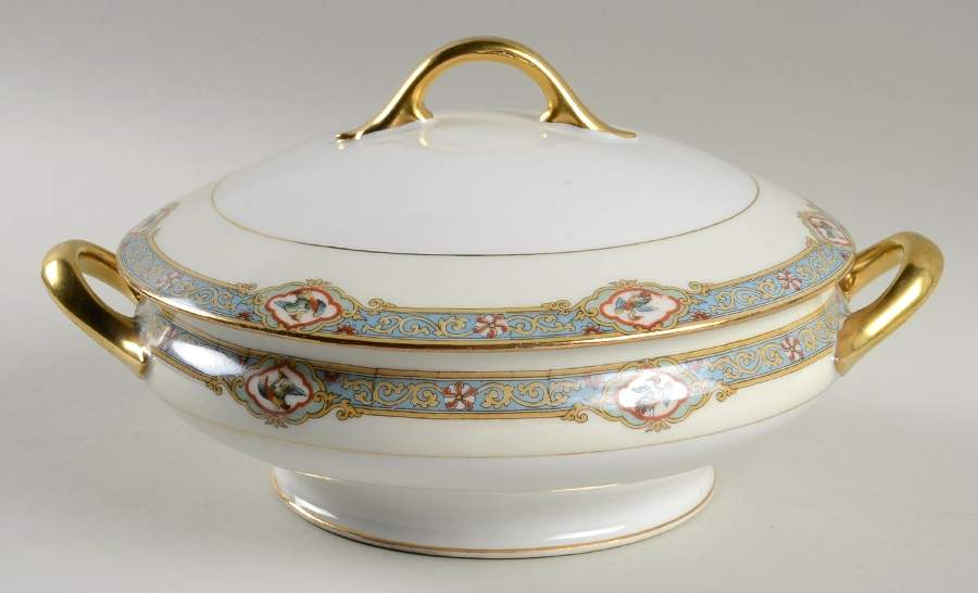 Riviere Round Covered Vegetable by F Legrand & Cie-1