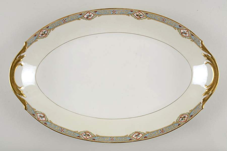Riviere 16" Oval Serving Platter by F Legrand & Cie-1