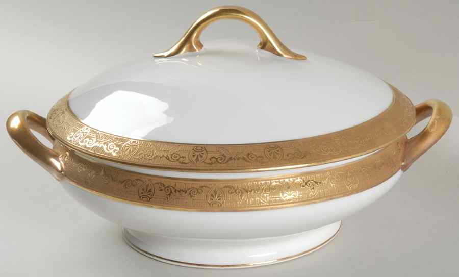 Versailles Round Covered Vegetable by F Legrand & Cie-1