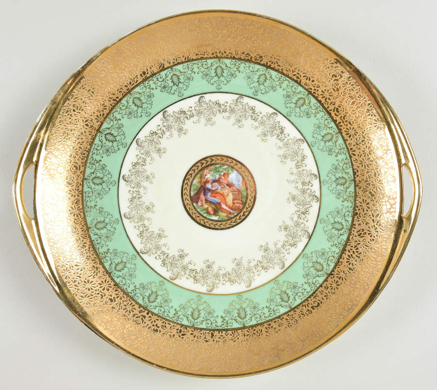 LEM1 Handled Cake Plate by Le Mieux-1