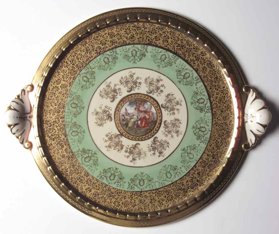 LEM1 Handled Cake Plate by Le Mieux-1