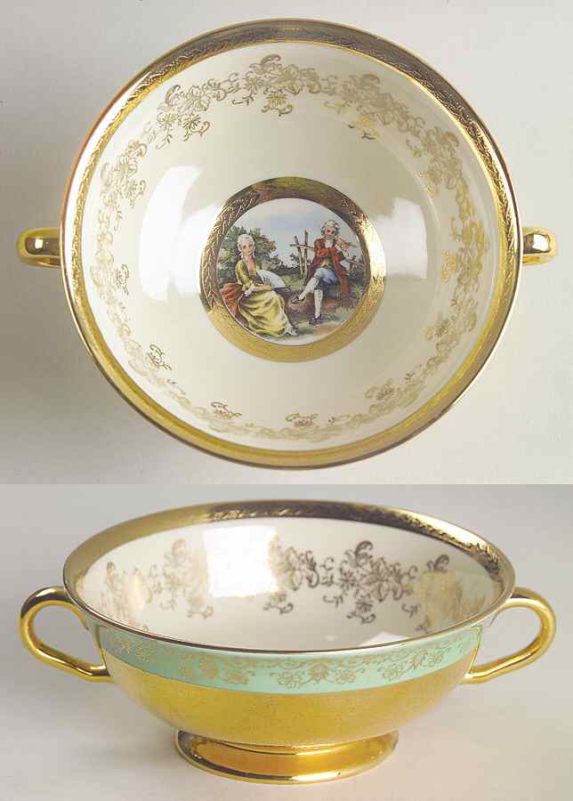 LEM1 Footed Cream Soup Bowl by Le Mieux-1
