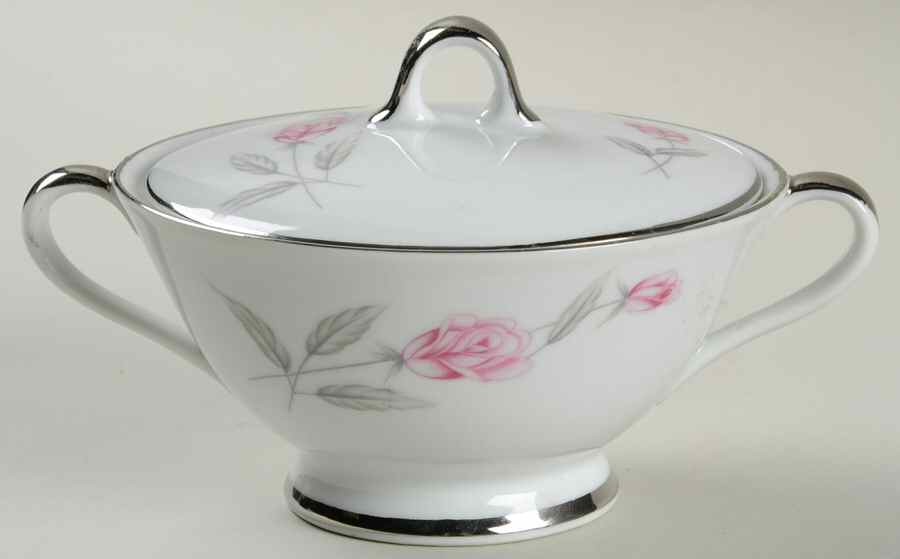 Belle Rose Sugar Bowl & Lid by Lennold-1