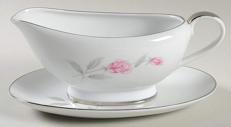 Belle Rose Gravy Boat & Underplate by Lennold-1
