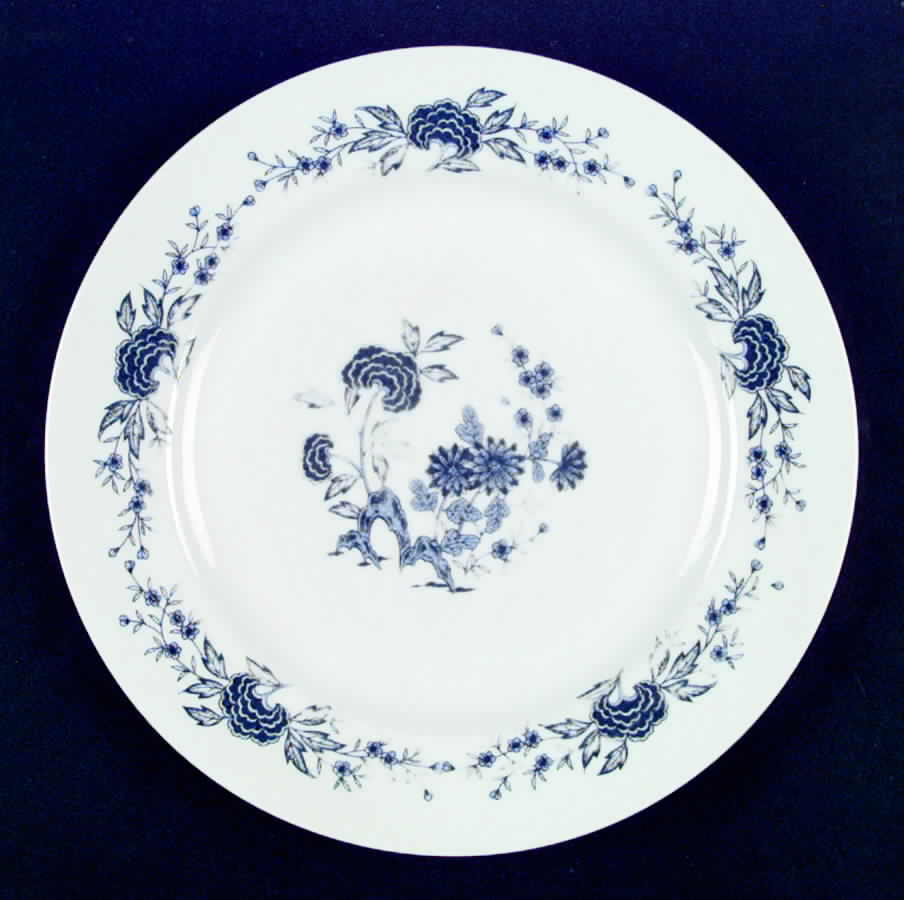 Blue Meissen Dinner Plate by Lennold-1