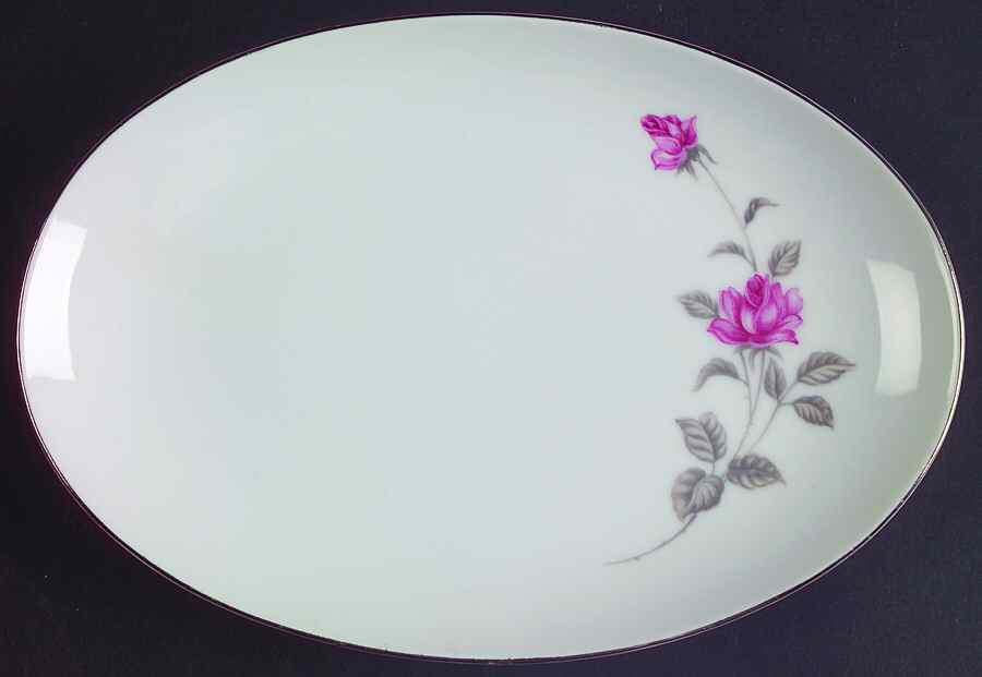 Enchanted Rose Relish/Gravy Underplate by Lennold-1