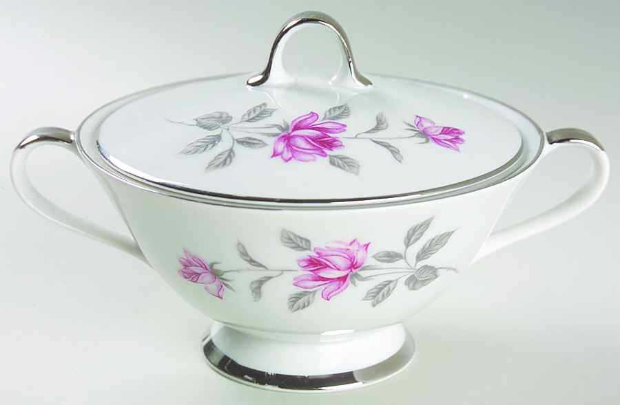 Enchanted Rose Sugar Bowl & Lid by Lennold-1
