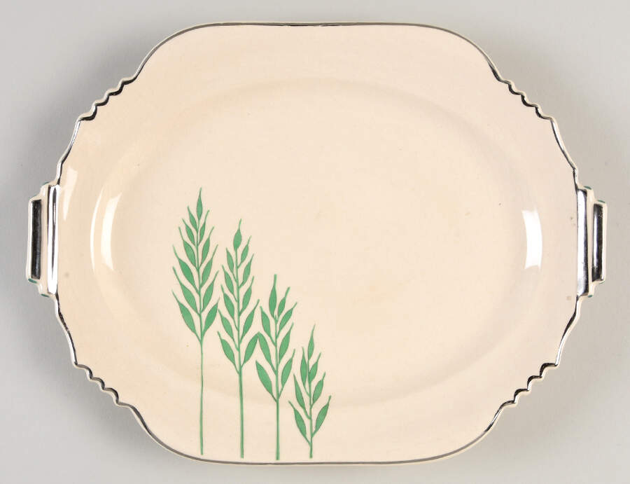 Green Wheat (Square) Relish by Leigh Potters-1