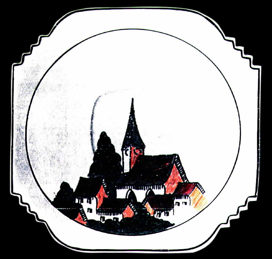 Housetops Saucer by Leigh Potters-1