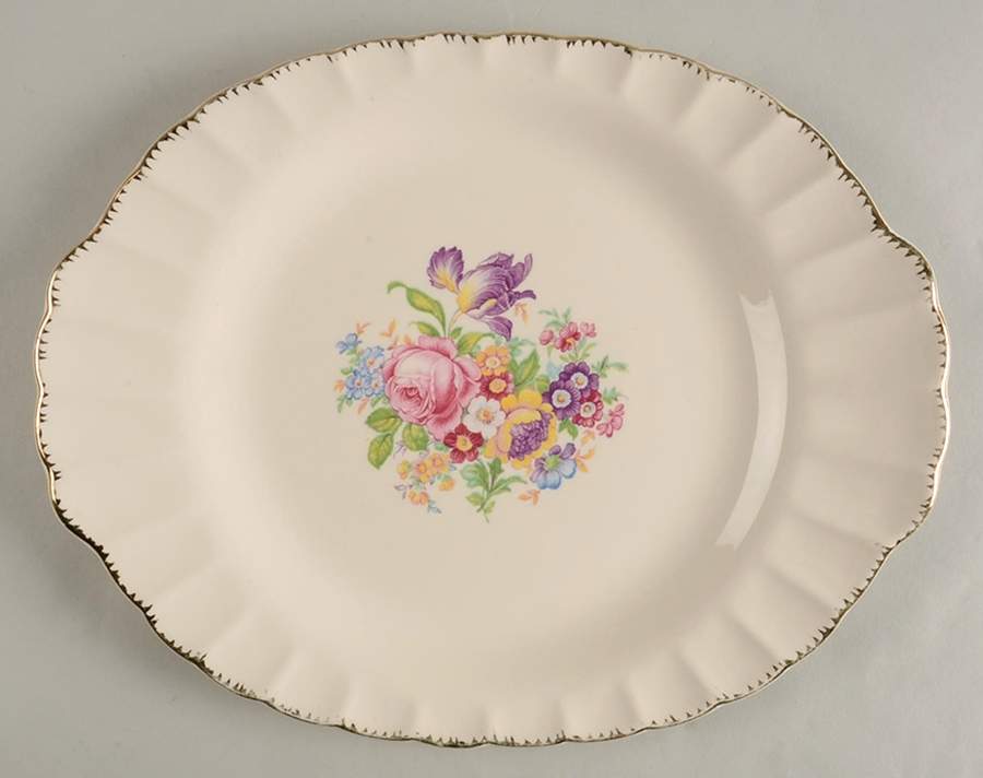 LEP1 11" Oval Serving Platter by Leigh Potters-1