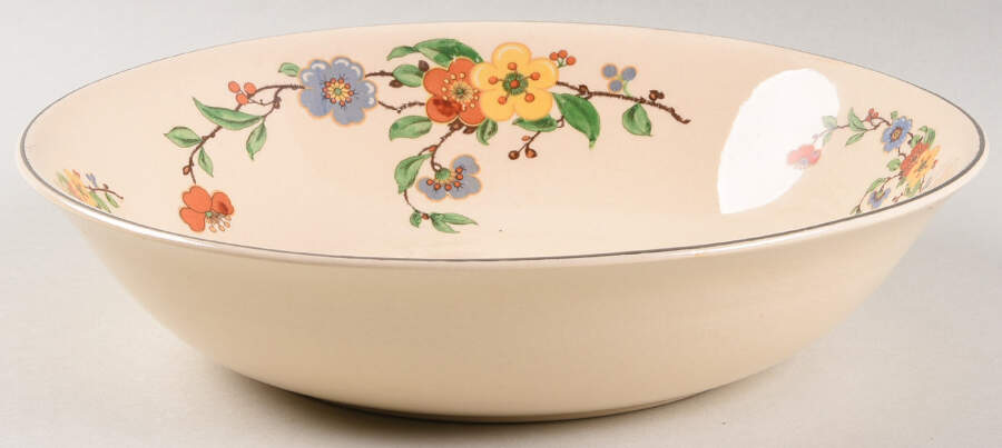 LEP4 8" Round Vegetable Bowl by Leigh Potters-1